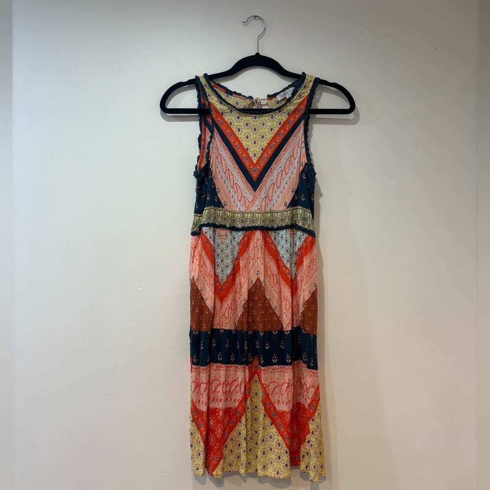 Patrons of Peace Colorful Midi Dress
